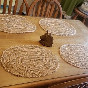 4 piece boho place mate set
